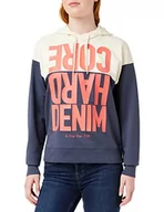 Swetry damskie - G-STAR RAW Damski sweter Hcd Loose HDD Sw Cb, Wielokolorowy (Fantem Niebieski/Papirusowy blok kolorów D136-d208), XS - miniaturka - grafika 1