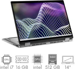2w1 Dell Latitude 7440 i7-1365U 16GB 512SSD 14'' FHD+ 1920x1200 X360 WiFi BT Kam Win11Pro GW12mc - Elektronika OUTLET - miniaturka - grafika 1