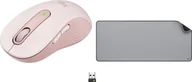 Myszki - Logitech M650 L Różowy 910-006237 + Studio Series - MID GREY 956-000052 - miniaturka - grafika 1