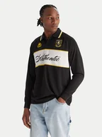 Koszulki męskie - Kappa Polo Authentic Odran 321Y3PW Czarny Regular Fit - miniaturka - grafika 1