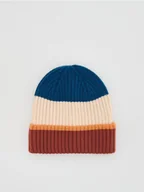 Czapki damskie - Reserved - Dzianinowa czapka - beżowy - miniaturka - grafika 1