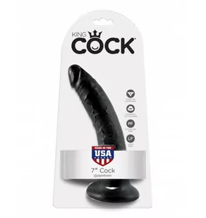 COCK 7 INCH BLACK - Sztuczne penisy - miniaturka - grafika 4