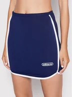 Spódnice - adidas Spódnica dresowa HL6565 Granatowy Slim Fit - miniaturka - grafika 1