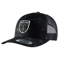 Czapki i chusty sportowe męskie - Męska czapka z daszkiem AYCANE Trucker Camo Cap Black Camo - miniaturka - grafika 1
