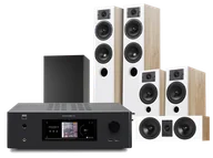 Kino domowe - NAD T758 V3i (czarny) + Diva 5 (dąb) +Diva 3 (dąb) + Diva 7 (dąb) + Basso 880 (czarny) - miniaturka - grafika 1