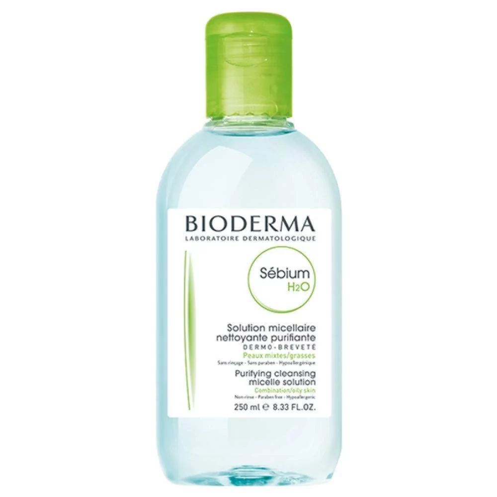 BIODERMA SEBIUM H2O Płyn micelarny do oczyszczania twarzy i demakijażu, 250 ml
