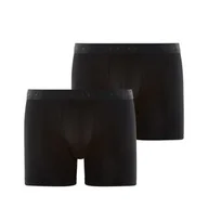 Skarpetki męskie - Falke 2-Pack Daily Comfort Boxers — Black - miniaturka - grafika 1