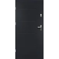 Drzwi zewnętrzne - Drzwi zewnętrzne TYTAN pełne antracyt 90 lewe RADEX - miniaturka - grafika 1