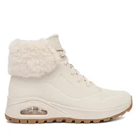 Botki damskie - Botki Skechers Uno Rugged 167274/OFWT Écru - miniaturka - grafika 1