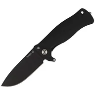 Noże - LionSteel - Nóż SR Flipper Aluminum Black / Black Blade - SR11A BB - miniaturka - grafika 1