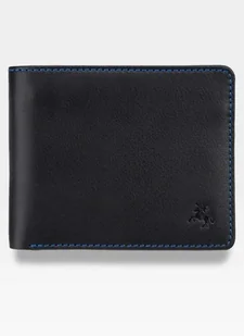 Visconti Portfel Męski Skóra SP61 Czarny Multikolor RFID Tap&Go - Portfele - miniaturka - grafika 1