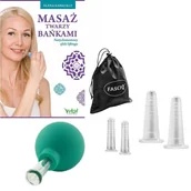 Akcesoria medycyny naturalnej - Zestaw do masażu twarzy bańkami chińskimi - miniaturka - grafika 1