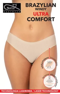FIGI GATTA BRAZYLIAN WINDY ULTRA COMFORT (kolor Beige, rozmiar S) - Majtki damskie - miniaturka - grafika 2