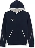 Bluzy dla dziewczynek - ARENA Bluza dziecięca Team Line Youth Fleece Long Sleeve Hoodie Hooded Hooded Hoodie, niebieski morski, xxl - miniaturka - grafika 1
