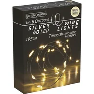 Oświetlenie świąteczne - Łańcuch świetlny 40 micro LED ciepłe białe - miniaturka - grafika 1