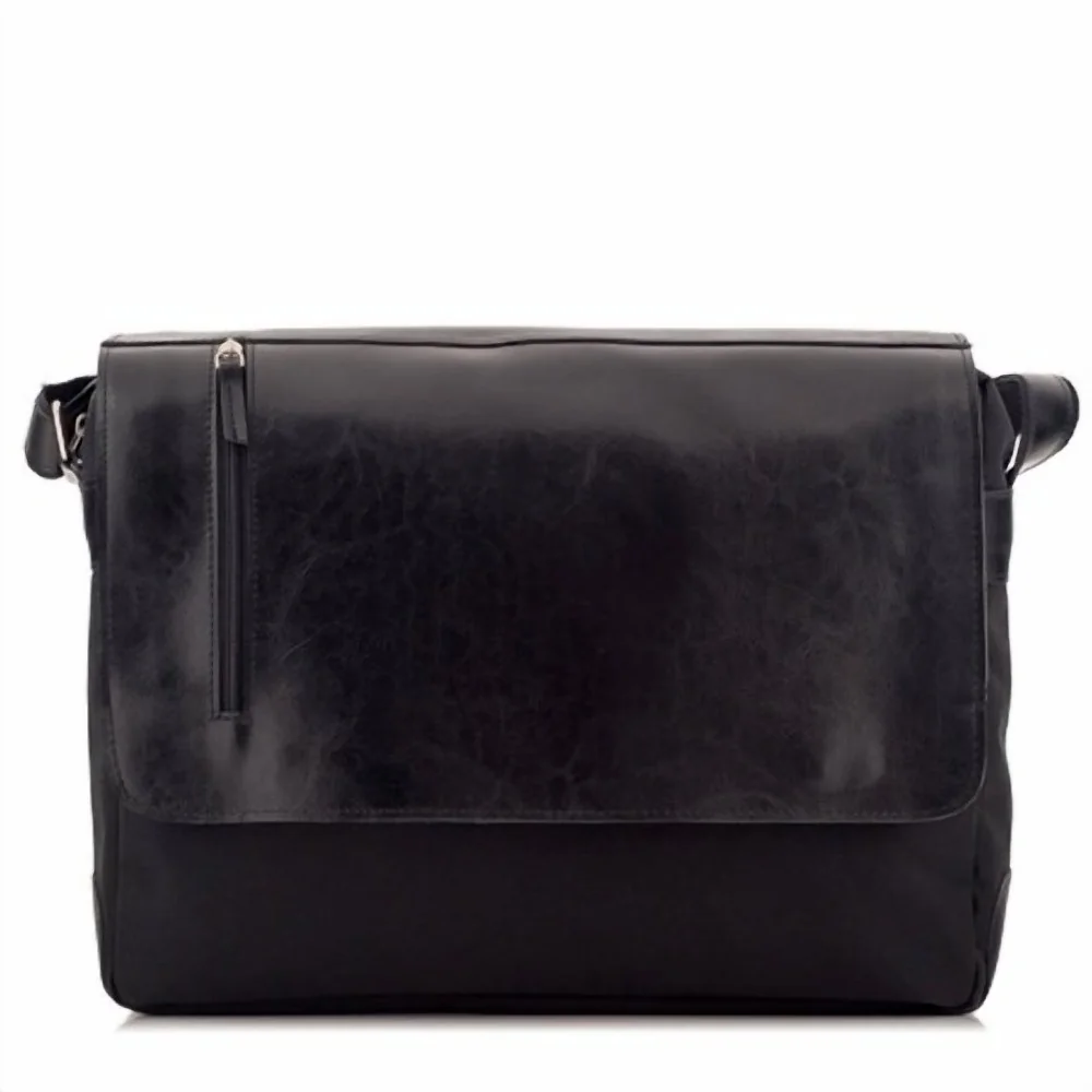 Torba do Pracy Męska Elegancka Czarna BV17