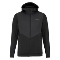 Bluzy męskie - Męska Bluza CRAFT ADV ESSENCE JERSEY HOOD JKT 2 M 1915283-999000 – Czarny - miniaturka - grafika 1