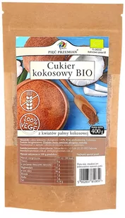Pięć Przemian Cukier Kokosowy BIO 400g - Pięć Przemian - Cukier i słodziki - miniaturka - grafika 1