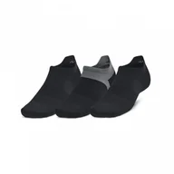 Skarpetki męskie - Skarpetki treningowe uniseks (3pack) Under Armour UA Ad Run Lite 3pk Ns - czarne - miniaturka - grafika 1