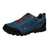 Buty trekkingowe męskie - CMP Męskie buty trekkingowe Elettra Low Hiking Wp, Deep Lake-Flame, 43 EU, Deep Lake Flame, 43 EU - miniaturka - grafika 1