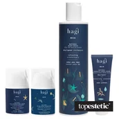 Zestawy kosmetyków męskich - Hagi Ahoj Kapitanie Men Box 3 ZESTAW Krem przeciwzmarszczkowy 50 ml + Żel po goleniu 50 ml + Krem do rąk 50 ml + Żel pod prysznic 300 ml - miniaturka - grafika 1