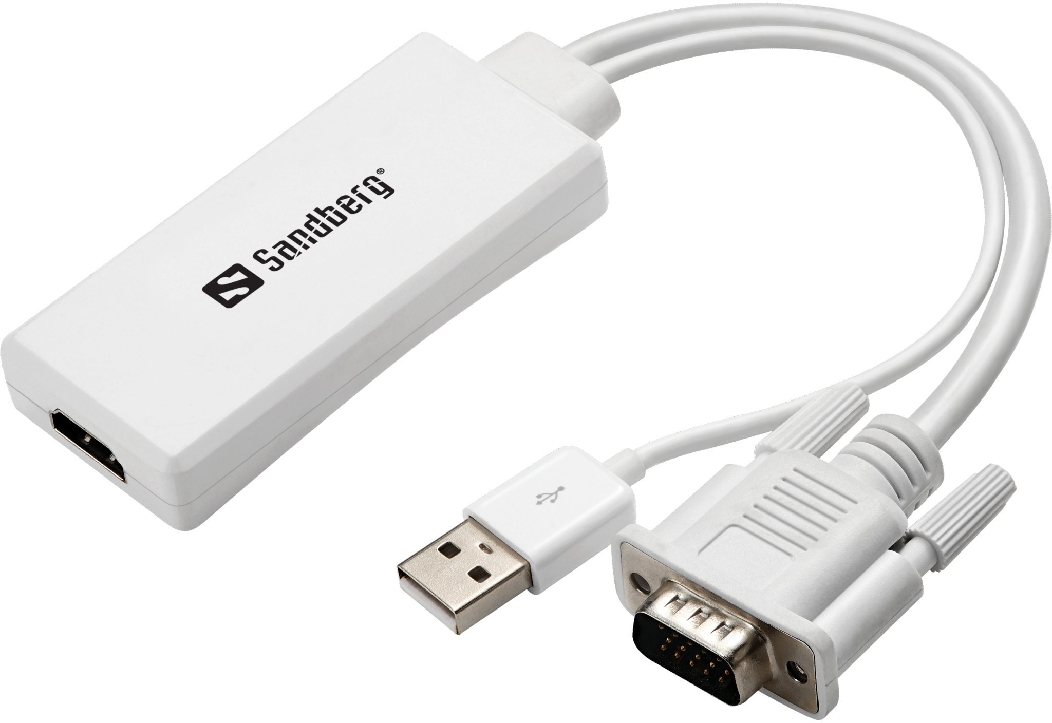 Konwerter Sandberg HDMI na VGA + audio 508-78