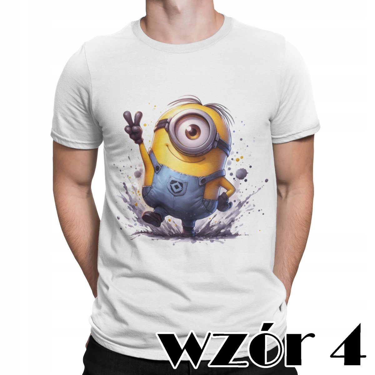 T-SHIRT KOSZULKA MĘSKA BAJKA KRESKÓWKA MINIONEK MINIONKI DESPICABLE ME S