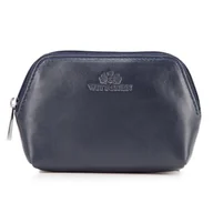 Biżuteria - akcesoria - Etui na klucze skórzane duże ciemny granat - miniaturka - grafika 1