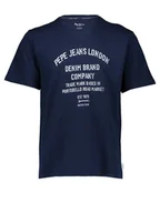 Koszulki męskie - Pepe Jeans Koszulka "Curtis" w kolorze granatowym - miniaturka - grafika 1