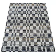 Dywany - Nowoczesny dywan w prostokątne wzory - Drefo 7X - miniaturka - grafika 1