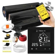Ogrzewanie podłogowe - Folia grzewcza pod panele MISSION AIR MAL-160 W/m2 Black Gold 10m2 (10m x 100cm) + regulator Libra Czarny Wi-Fi - miniaturka - grafika 1
