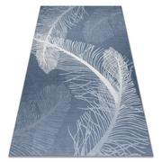 Dywany - Dywan krótkowłosy ARLEN FEATHERS kolor niebieski styl boho 160x220 hakano - RUG/LU/ARLEN/FEATHERS/BLUE/160x220 - miniaturka - grafika 1