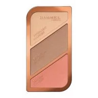 Bronzery i konturowanie twarzy - Rimmel Paletka do Do konturowania twarzy twarzy 002 Coral glow 18,5g 3614221105450 - miniaturka - grafika 1