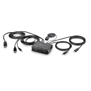 StarTech C2-D46-UAC-CBL-KVM przełącznik KVM Czarny - Przełączniki KVM - miniaturka - grafika 1