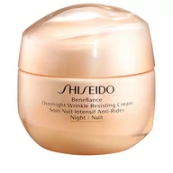 Kremy do twarzy - Shiseido Benefiance Overnight Wrinkle Resist Cream krem na noc przeciw zmarszczkom 50 ml - miniaturka - grafika 1