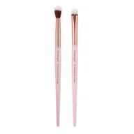Pędzle do makijażu - Donegal Mineral Pink pędzel do aplikacji i blendowania cieni 2szt - miniaturka - grafika 1