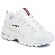 Buty trekkingowe damskie - Buty na co dzień damskie SKECHERS ENERGY TIMELLESS skóra - miniaturka - grafika 1