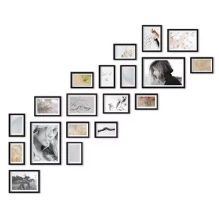 Zestaw ramek na klatkę schodową - galeria ramek na 21 zdjęć - Ramki na zdjęcia - miniaturka - grafika 3