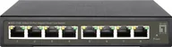 Switche - Switch LevelOne LevelOne GES-2108 łącza sieciowe Zarządzany L2 Gigabit Ethernet 10/100/1000 Czarny - miniaturka - grafika 1