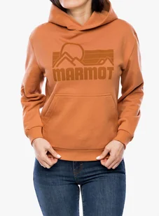 Bluza z kapturem damska Marmot Coastal Hoody - sunburn - Bluzy damskie - miniaturka - grafika 1