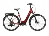 Rowery elektryczne - Rower elektryczny KROSS TRANS HYBRID 3.0 LS rozmiar L Czerwony - miniaturka - grafika 1