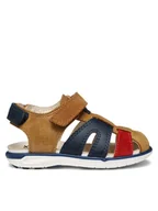 Buty dla chłopców - Geox Sandały B Sandal Delhi B354LA 0CL22 C6146 M Brązowy - miniaturka - grafika 1