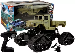 Auto Pickup Terenowe 1:12 Zdalnie Sterowany R/C Gąsienice Żółte - Zabawki zdalnie sterowane - miniaturka - grafika 1