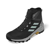 Buty trekkingowe męskie - adidas Eastrail 2.0 Mid Rain.rdy męskie buty trekkingowe, Core Black Semi Flash Aqua Preloved Yellow, 46 EU - miniaturka - grafika 1