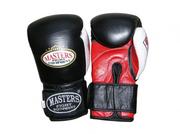 Rękawice bokserskie - Masters FIGHT EQUIPMENT Rękawice bokserskie, RBT-GEL, czerwony, 12 oz - miniaturka - grafika 1