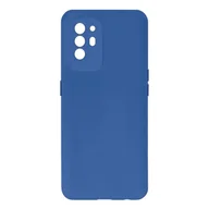 Etui i futerały do telefonów - Etui do Oppo A94 5G Silikonowe Półsztywne Soft Touch niebieskie - miniaturka - grafika 1