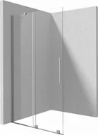 Ścianki i drzwi prysznicowe - Deante Prizma Ścianka prysznicowa walk-in - przesuwna stal szczotkowana 100cm KTJ_F30R - miniaturka - grafika 1