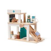 Domki dla lalek - Kids Concept Aiden Drewniana Zabawka Szpital z Figurkami - miniaturka - grafika 1