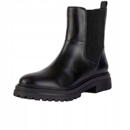 GEOX BOTKI DAMSKIE CZARNE WYSOKIE NA ZAMEK 40 JWB