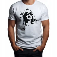 Koszulki męskie - Koszulka T-shirt "Lady Gaga" Bawełna M - miniaturka - grafika 1